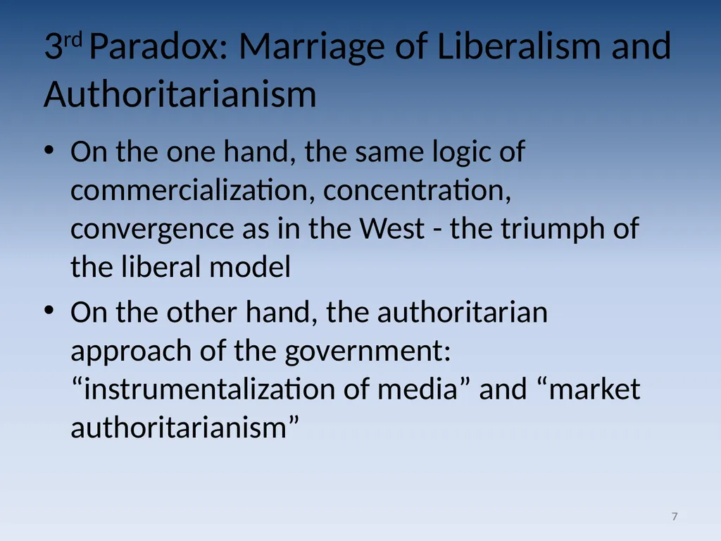 Paradoxes of journalistic profession: Russia in - slide 7 of 16