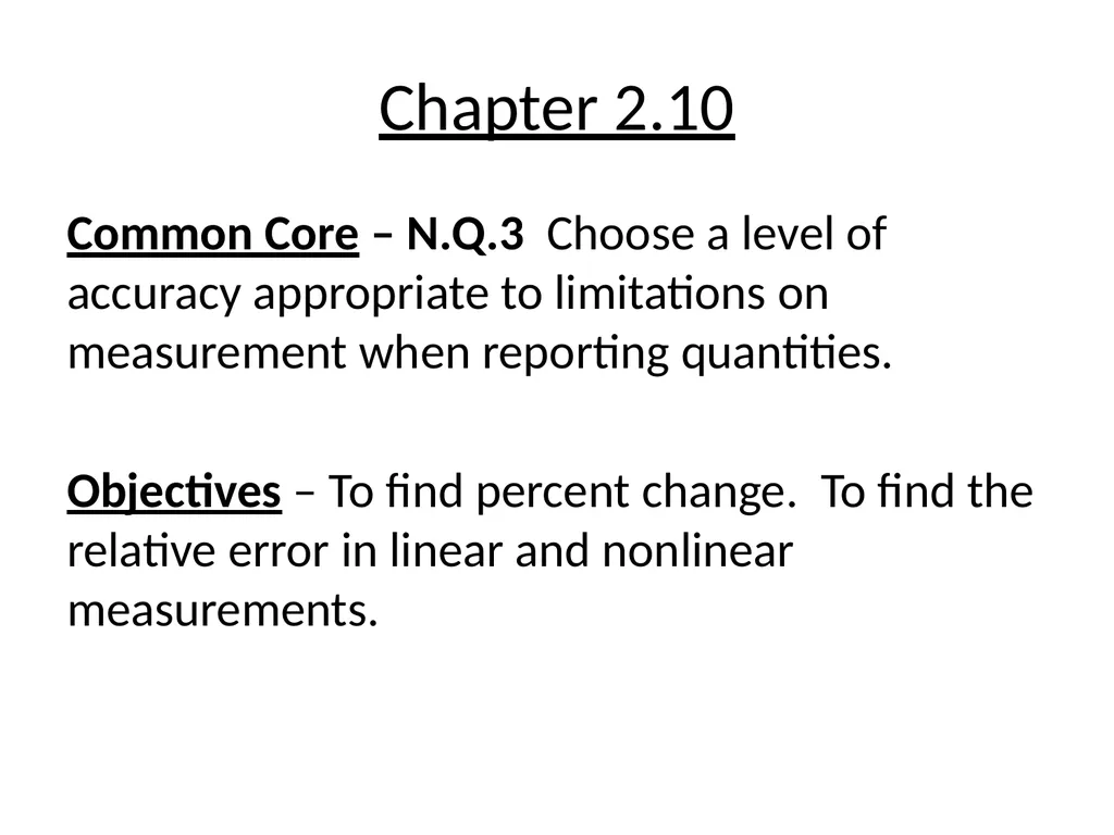 Chapter 2.1 Common Core – A.CED.1 & A.REI.3 Create - slide 20 of 22