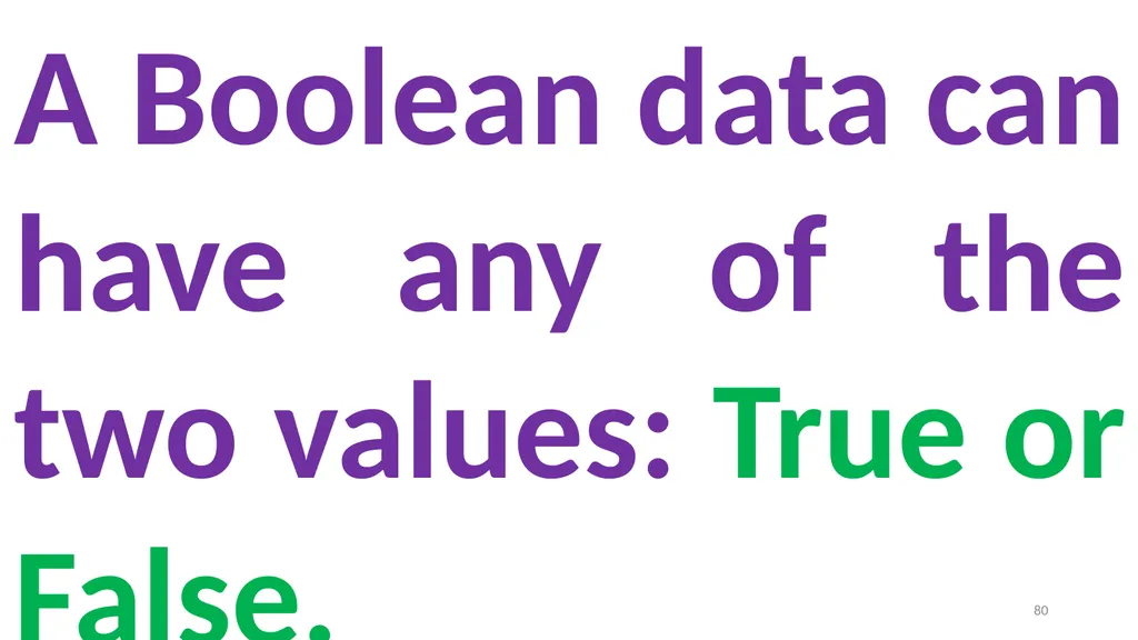 1 PROGRAMMING IN PYTHON PYTHON VARIABLES AND - slide 80 of 85