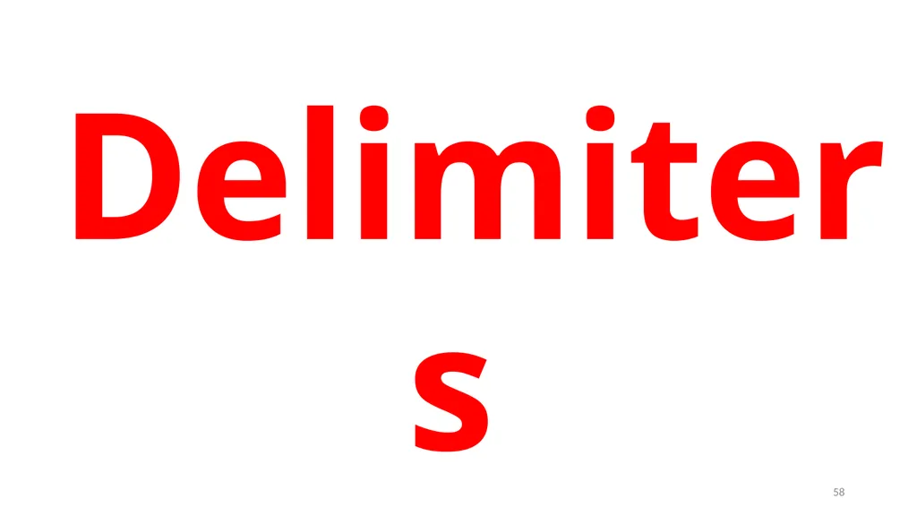 1 PROGRAMMING IN PYTHON PYTHON VARIABLES AND - slide 58 of 85