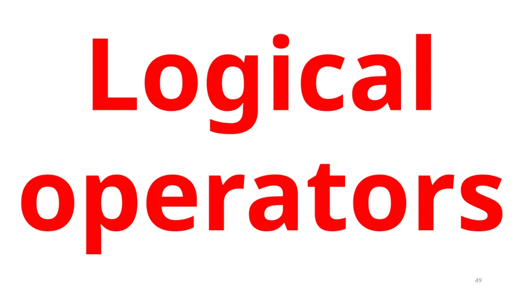 1 PROGRAMMING IN PYTHON PYTHON VARIABLES AND - slide 49 of 85