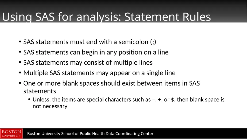 Data Manipulation in SAS CTSI BERD Core Seminar - slide 3 of 42