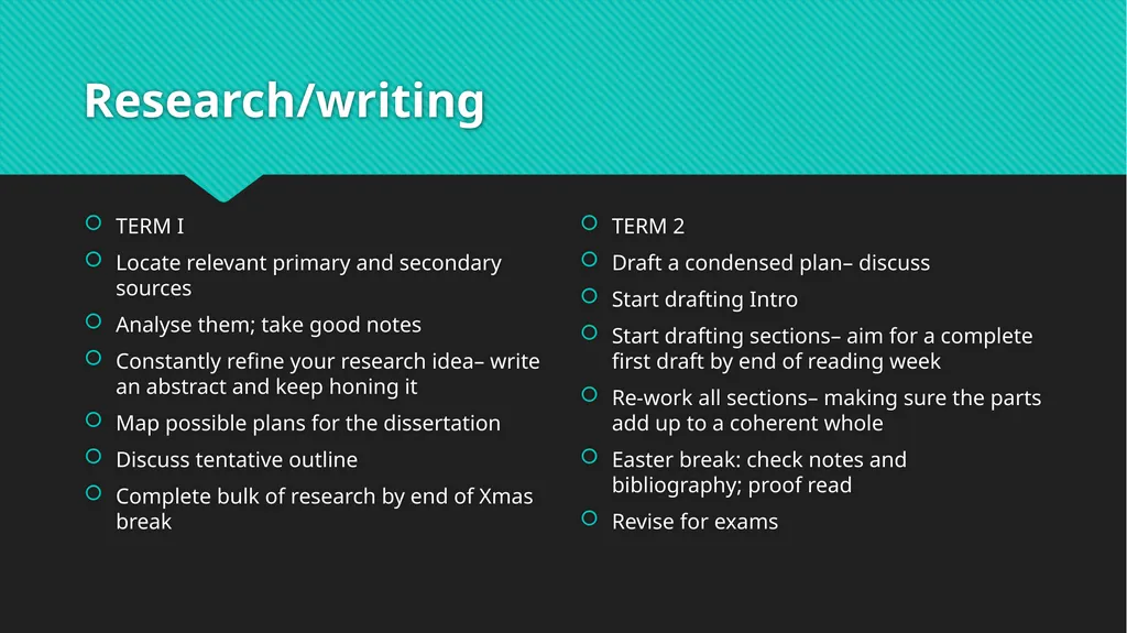 Writing a History dissertation Professor Susan - slide 4 of 21