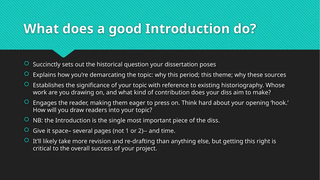 Writing a History dissertation Professor Susan - slide 10 of 21