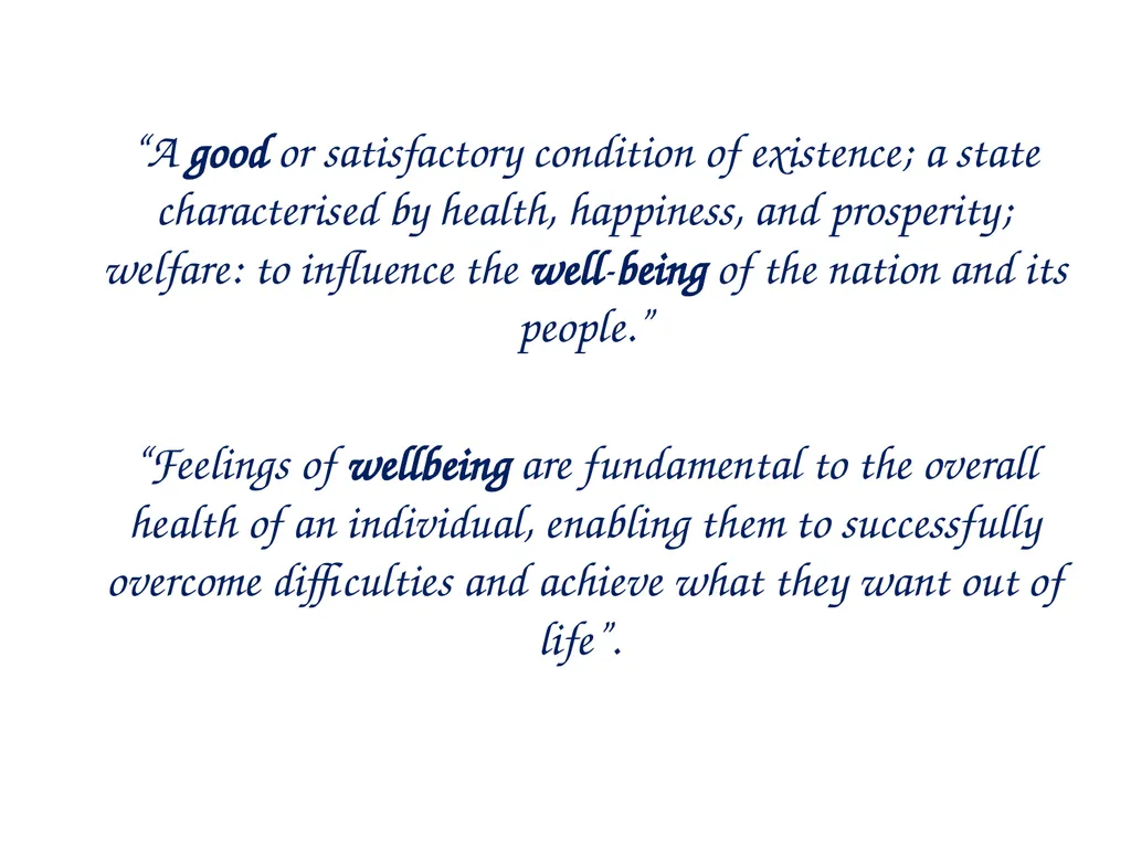Five Ways to Wellbeing Staff Training What do you - slide 3 of 14