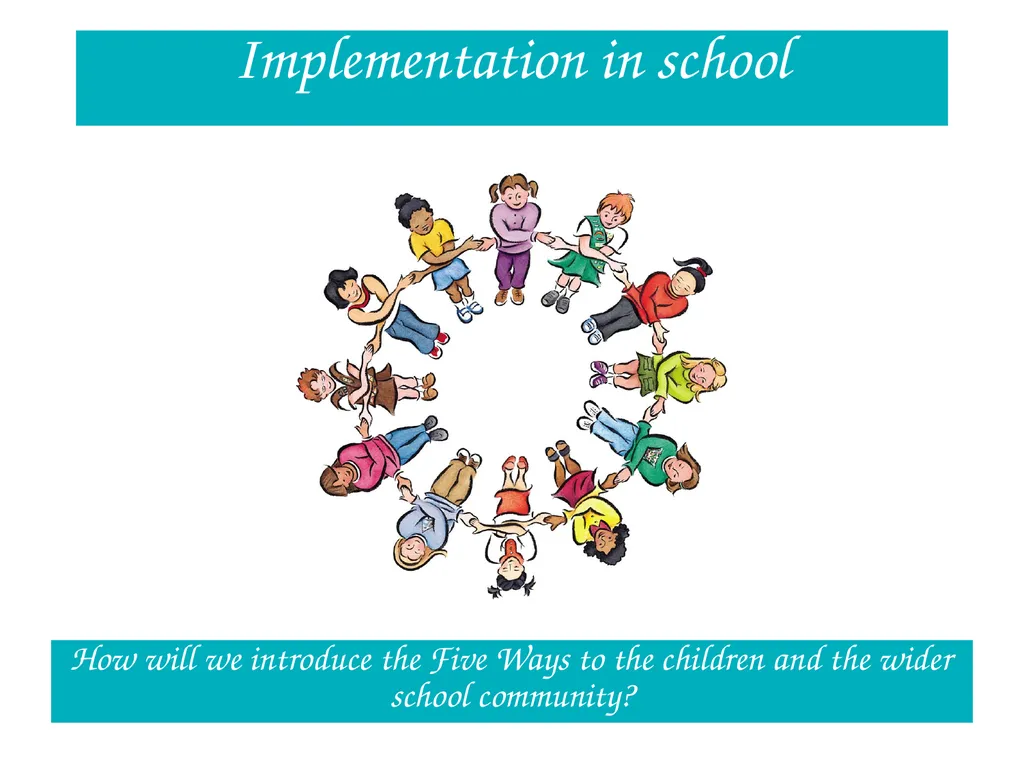 Five Ways to Wellbeing Staff Training What do you - slide 13 of 14
