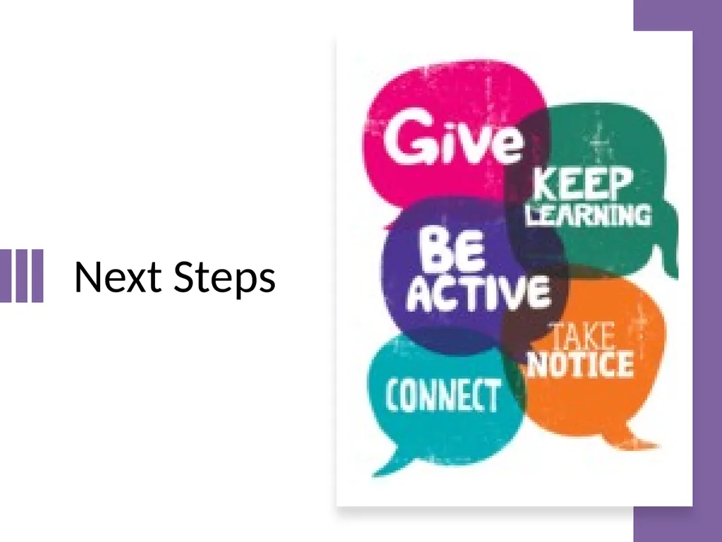 Five Ways to Wellbeing Staff Training What do you - slide 14 of 14