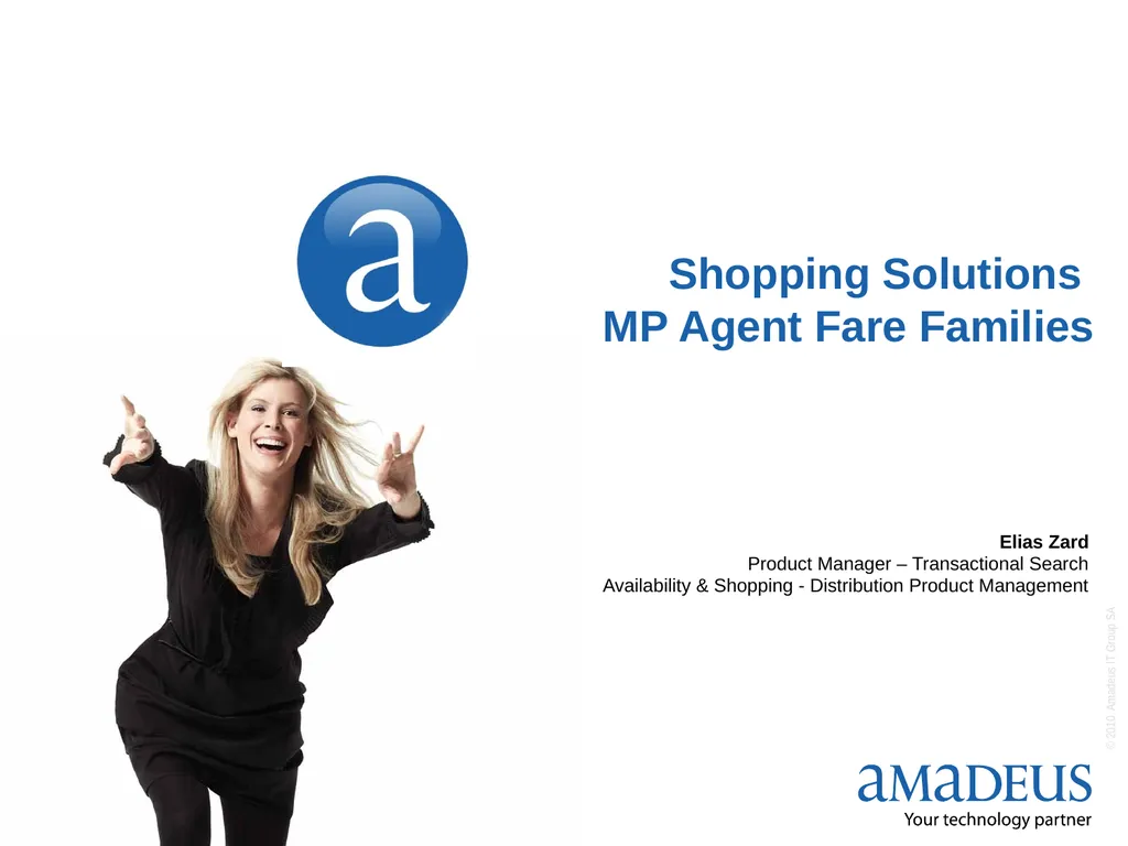 1 Shopping Solutions MP Agent Fare Families Elias - slide 1 of 16