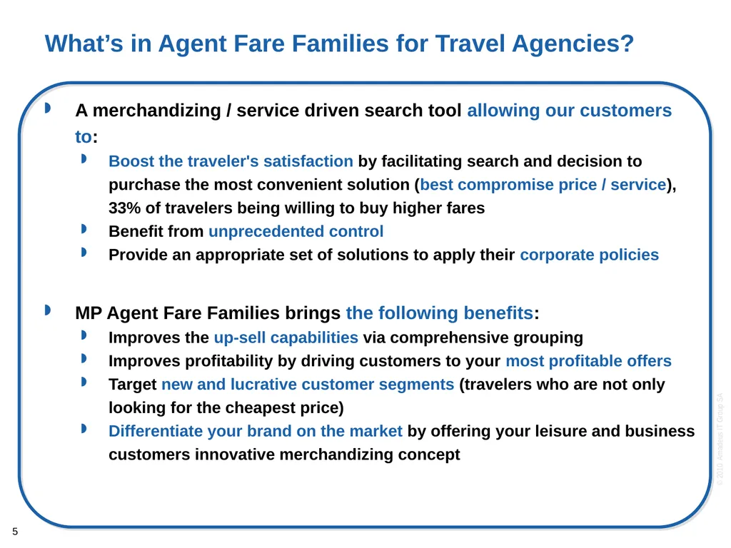1 Shopping Solutions MP Agent Fare Families Elias - slide 5 of 16