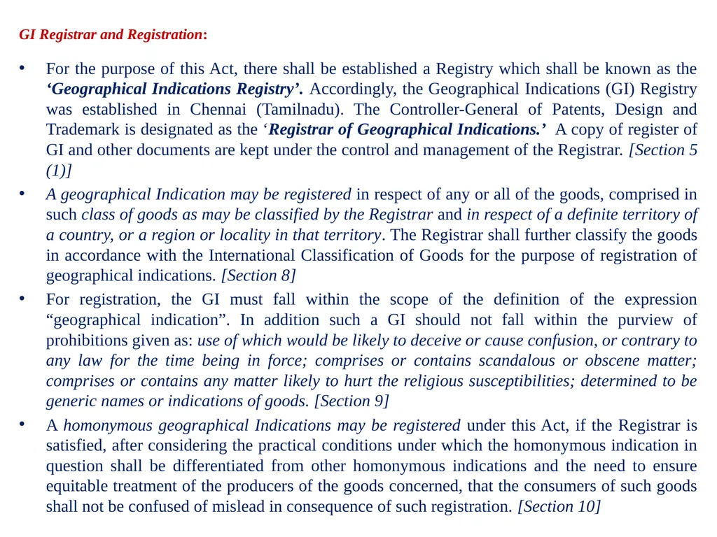 Geographical Indication of Goods: Legal Protection - slide 6 of 10