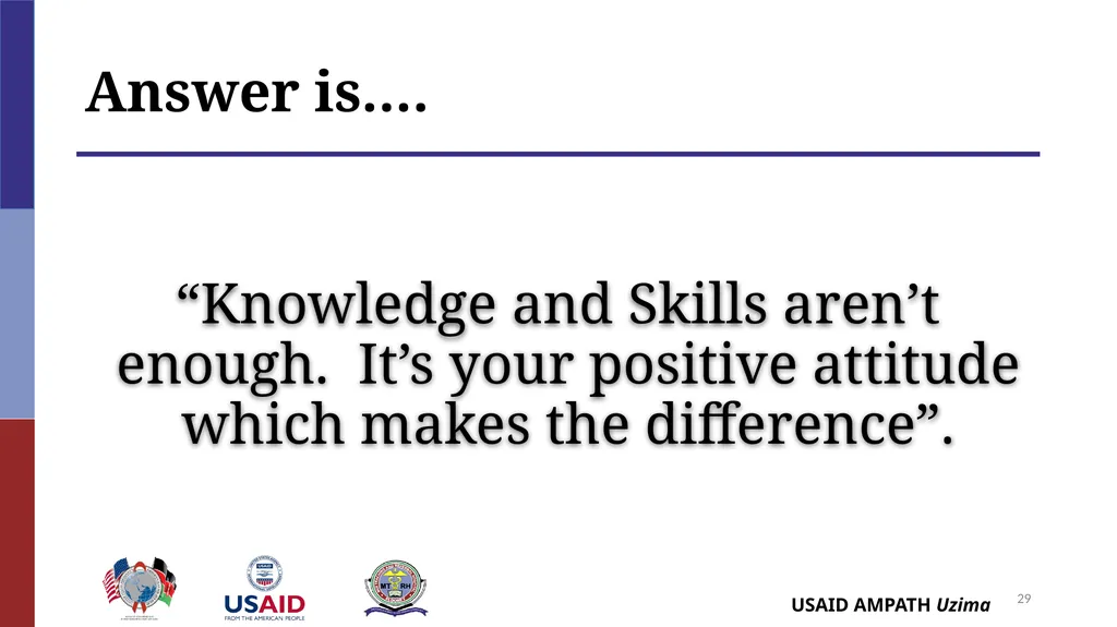 Establishing QI Structures QUALITY IMPROVEMENT - slide 29 of 35