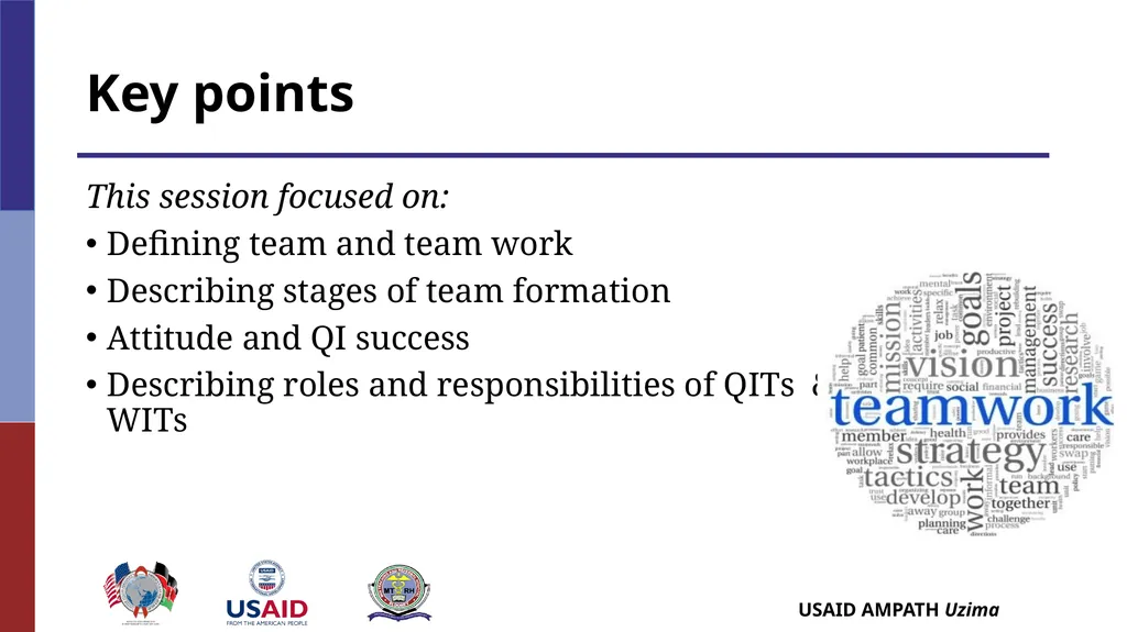 Establishing QI Structures QUALITY IMPROVEMENT - slide 34 of 35