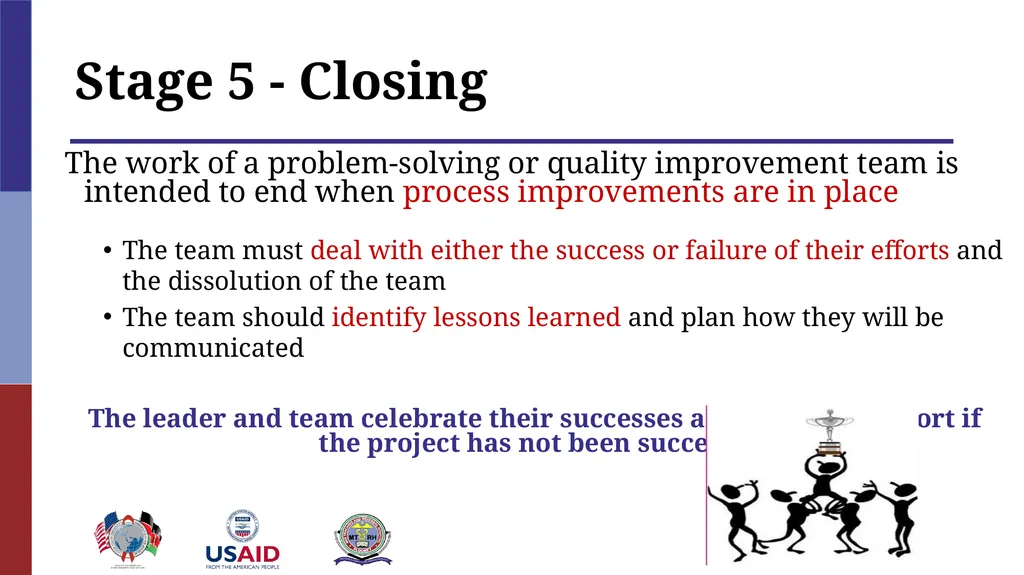 Establishing QI Structures QUALITY IMPROVEMENT - slide 24 of 35