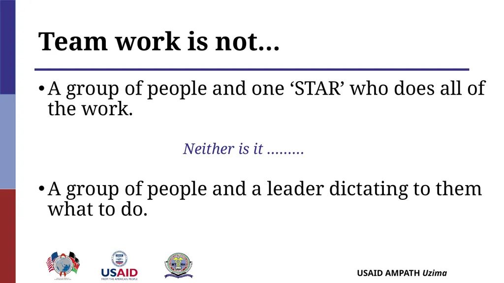 Establishing QI Structures QUALITY IMPROVEMENT - slide 17 of 35