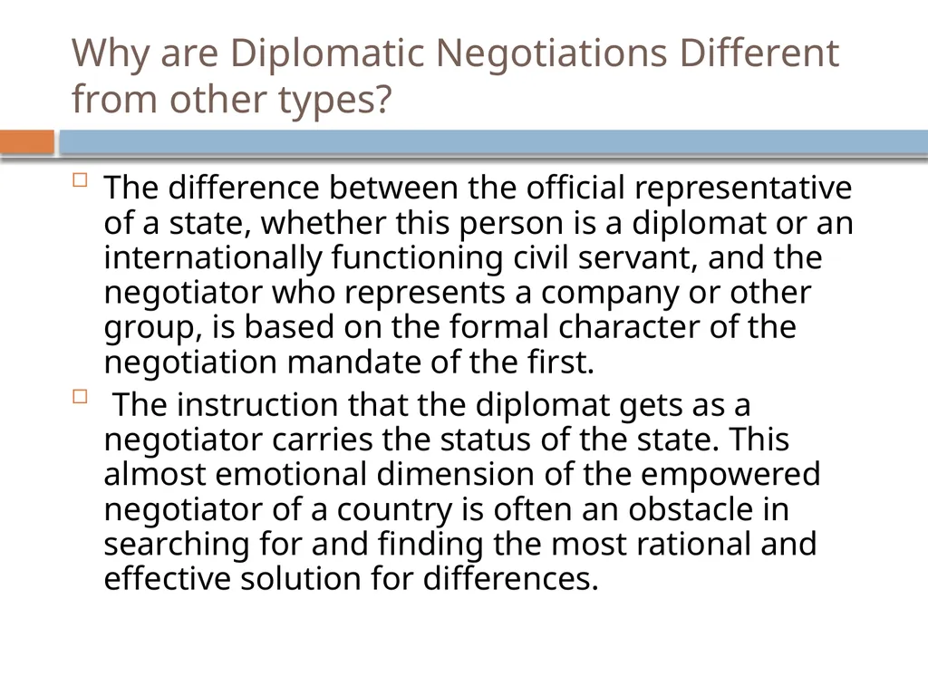 Ir312 Diplomacy Understanding Aspects of - slide 6 of 31