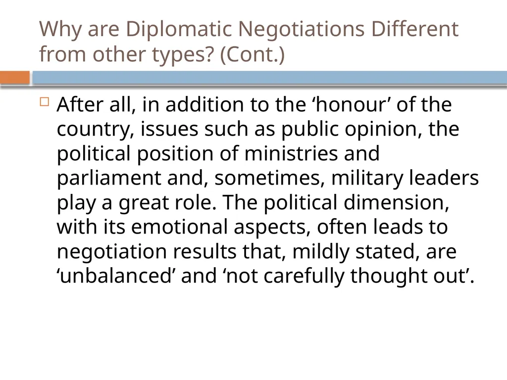 Ir312 Diplomacy Understanding Aspects of - slide 7 of 31