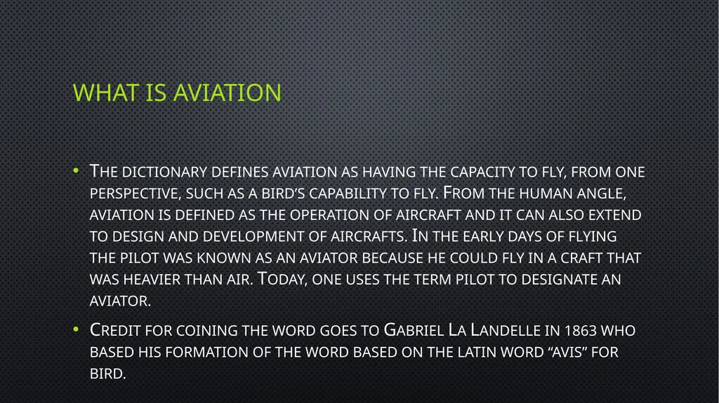 Unit 6 managing aviation services Learning outcome - slide 4 of 39