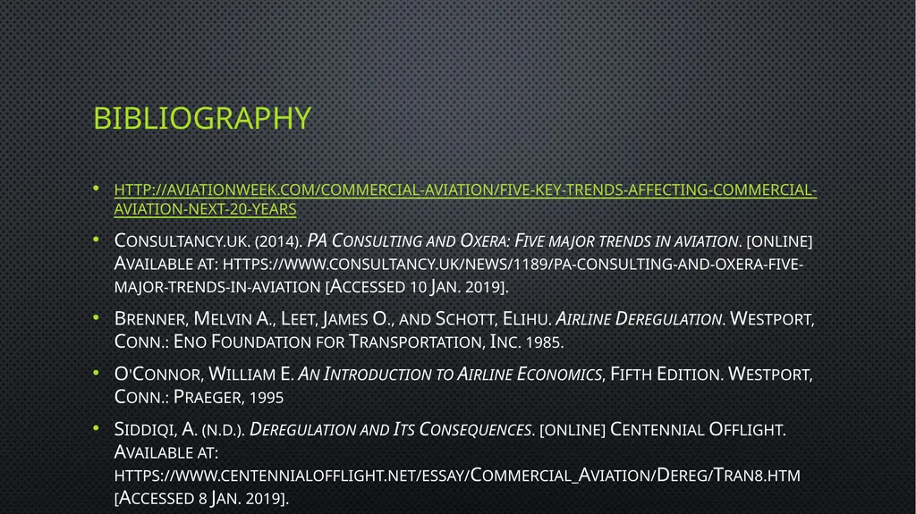 Unit 6 managing aviation services Learning outcome - slide 38 of 39