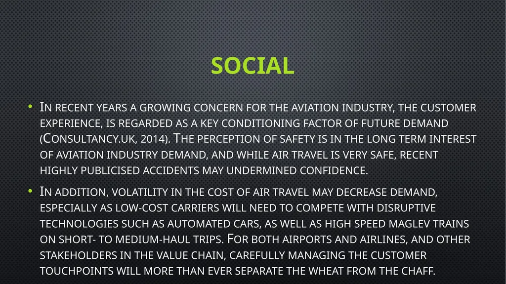 Unit 6 managing aviation services Learning outcome - slide 10 of 39