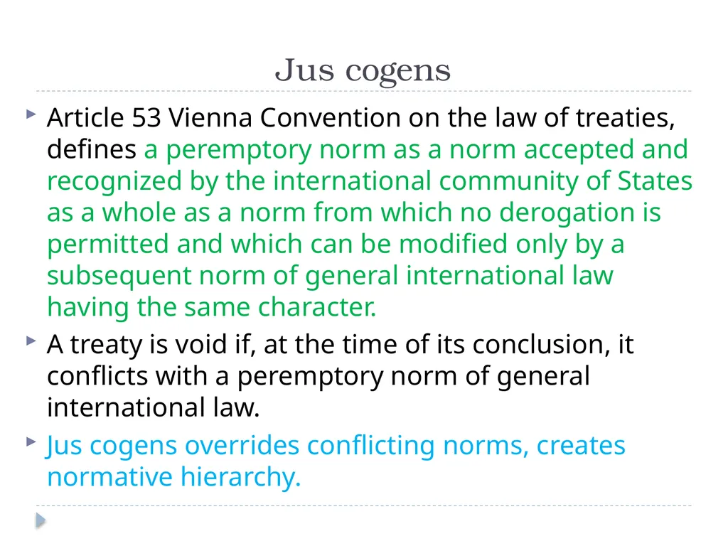 International Law History and Nature Introduction - slide 22 of 37