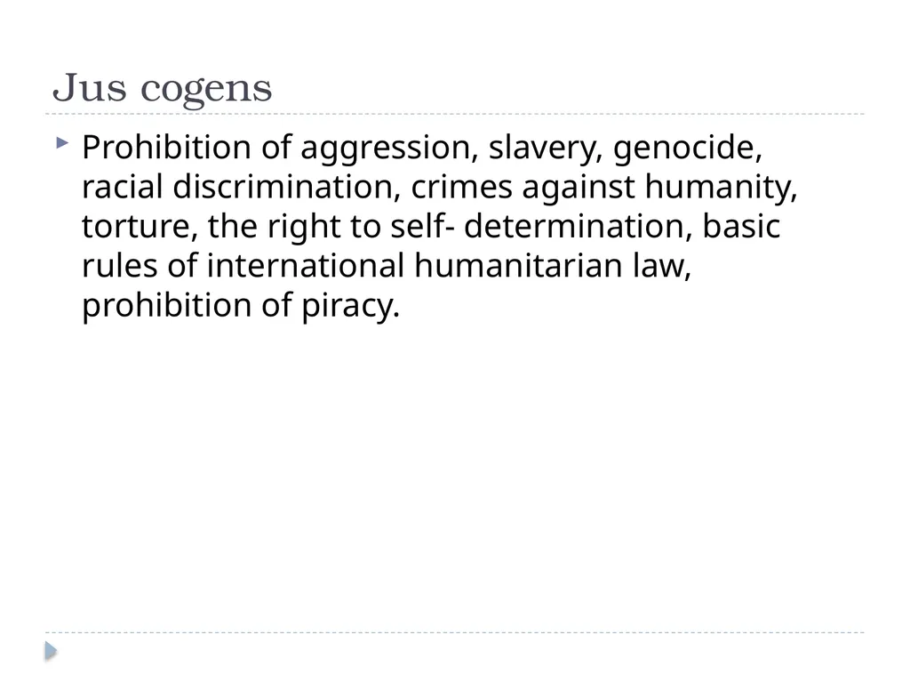 International Law History and Nature Introduction - slide 23 of 37