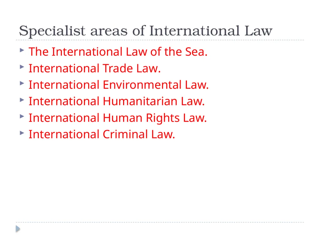 International Law History and Nature Introduction - slide 27 of 37