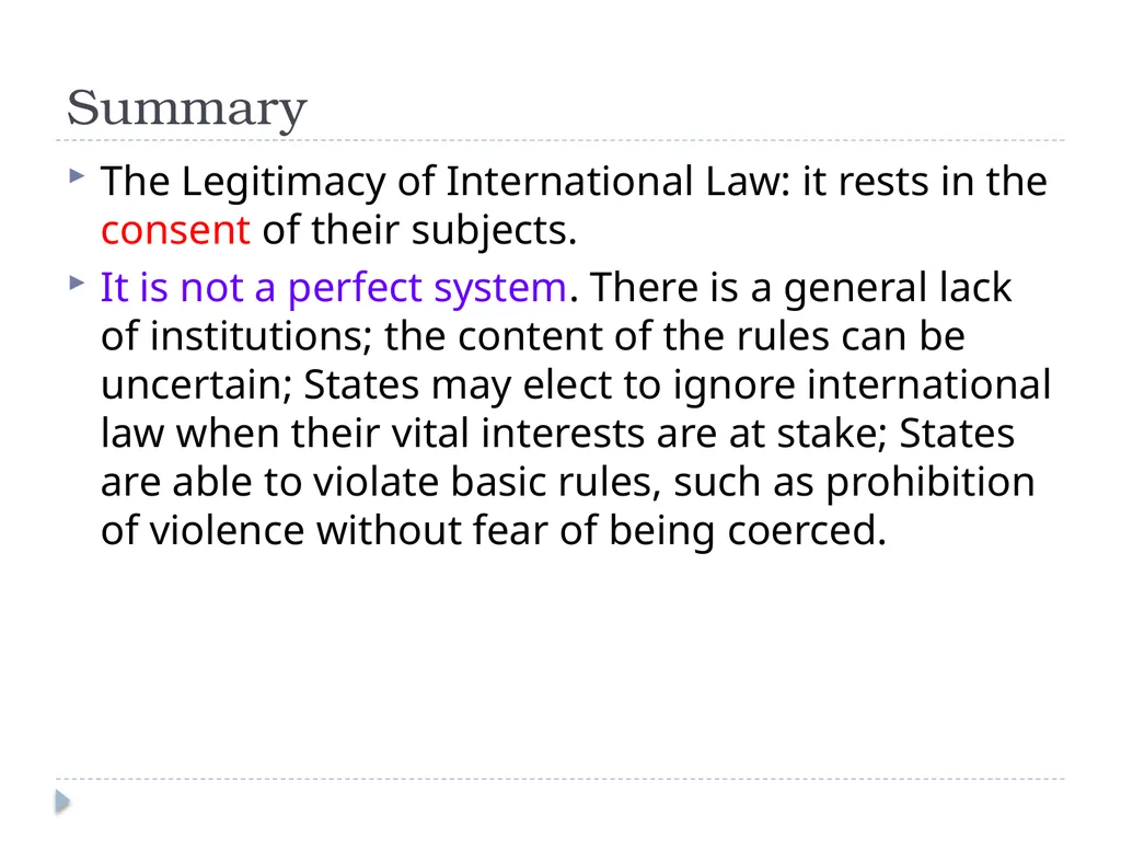 International Law History and Nature Introduction - slide 37 of 37