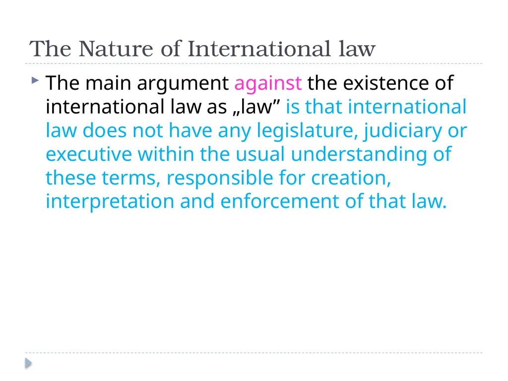 International Law History and Nature Introduction - slide 7 of 37