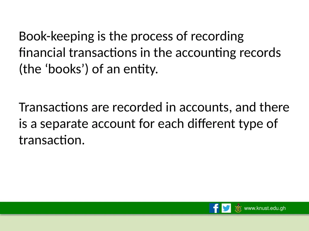 THE ACCOUNTING EQUATION AND DOUBLE-ENTRY - slide 2 of 50