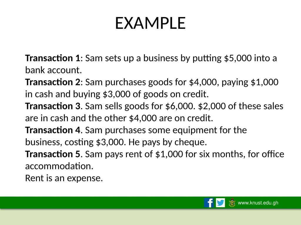 THE ACCOUNTING EQUATION AND DOUBLE-ENTRY - slide 38 of 50