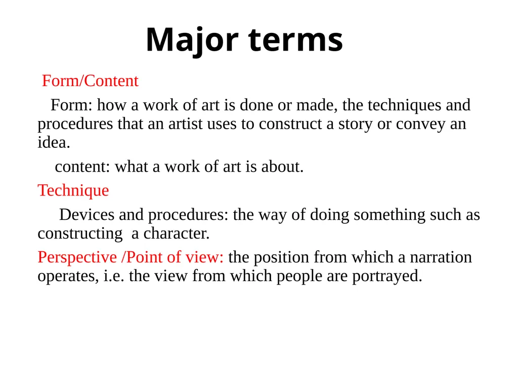 Formalism Formalism a school of literary criticism - slide 10 of 16