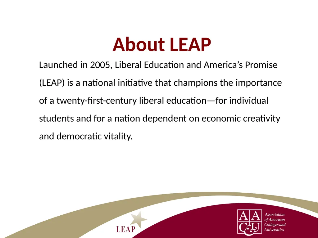 Liberal Learning and the Teacher-Scholar at - slide 4 of 19