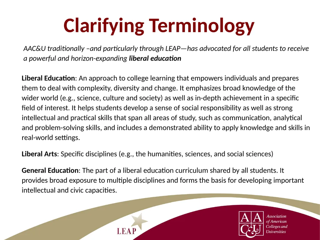 Liberal Learning and the Teacher-Scholar at - slide 5 of 19
