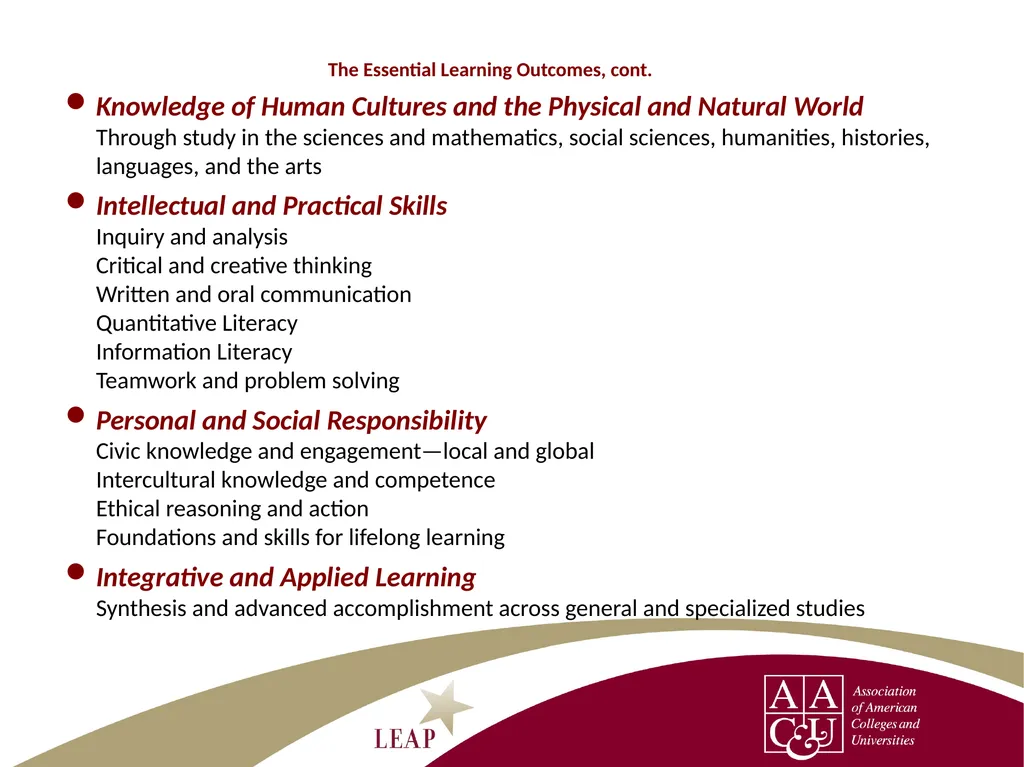 Liberal Learning and the Teacher-Scholar at - slide 11 of 19