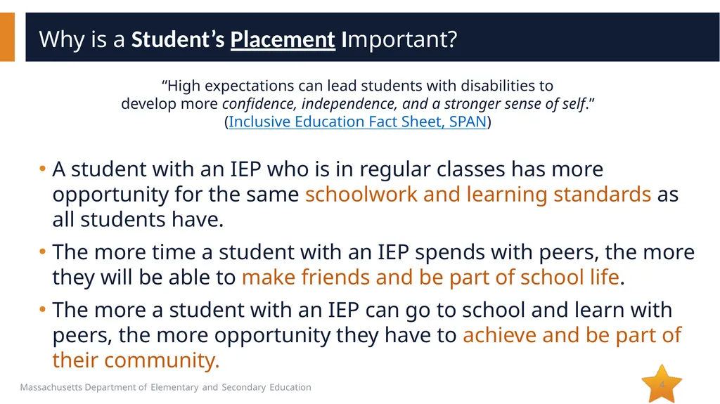 Indicator 5: Education Environments for Students - slide 4 of 11
