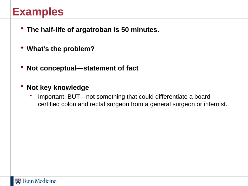 ABCRS Question Writing Workshop Key Concepts - slide 12 of 20