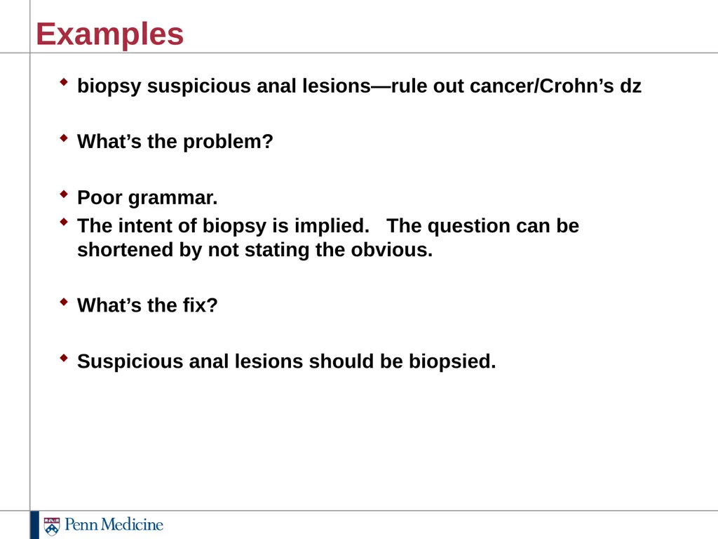 ABCRS Question Writing Workshop Key Concepts - slide 13 of 20