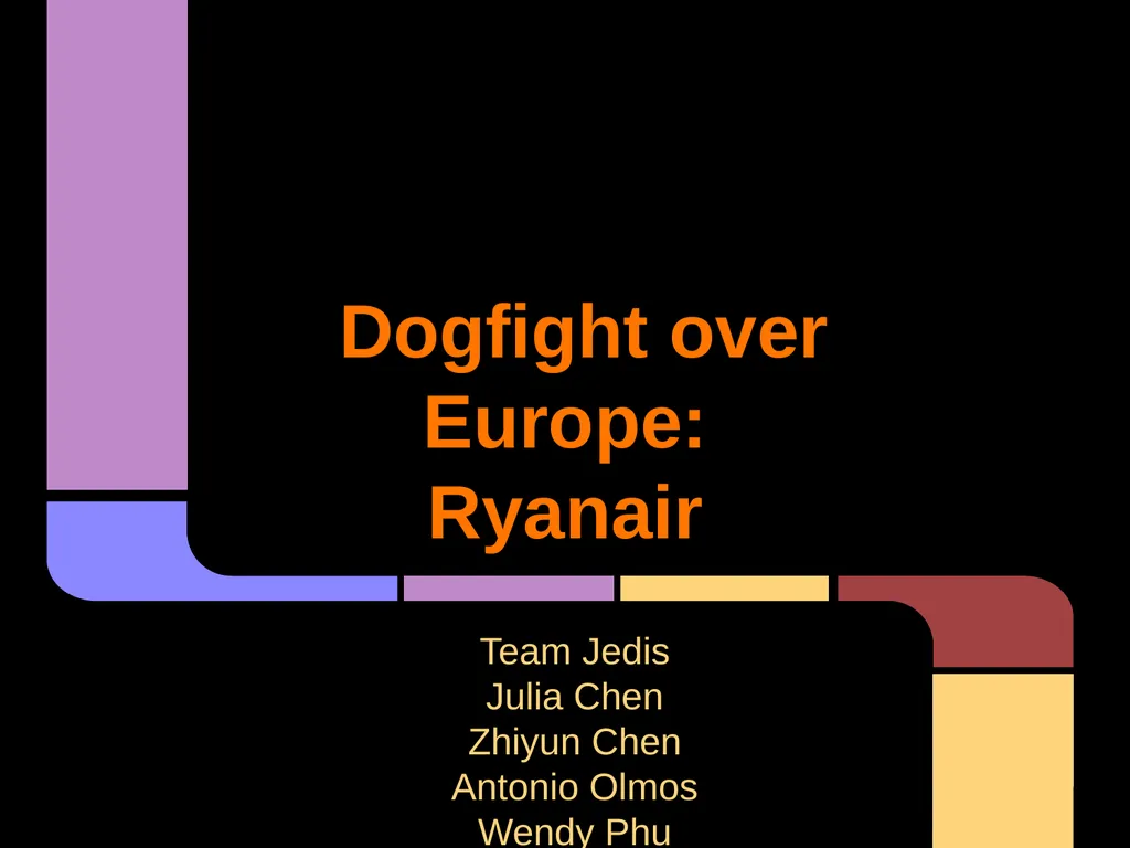 Dogfight over Europe: Ryanair Team Jedis Julia