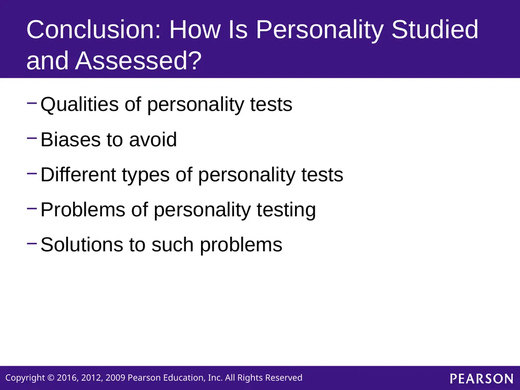 Personality Sixth edition Chapter 2 How Is - slide 31 of 31