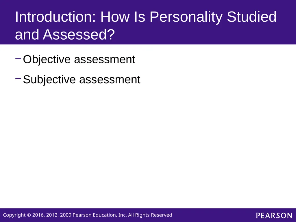 Personality Sixth edition Chapter 2 How Is - slide 5 of 31