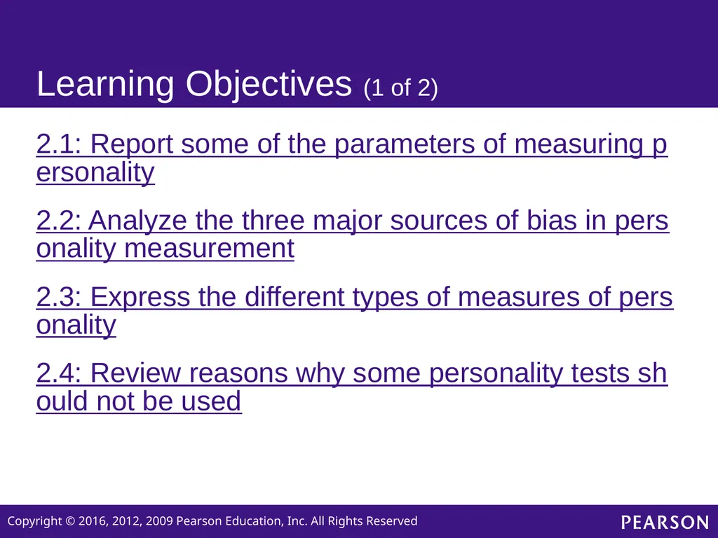Personality Sixth edition Chapter 2 How Is - slide 3 of 31