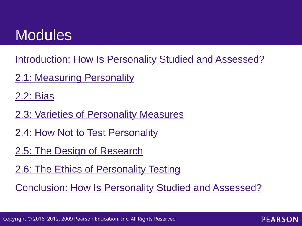Personality Sixth edition Chapter 2 How Is - slide 2 of 31