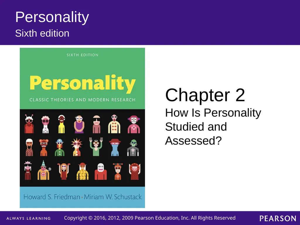 Personality Sixth edition Chapter 2 How Is - slide 1 of 31