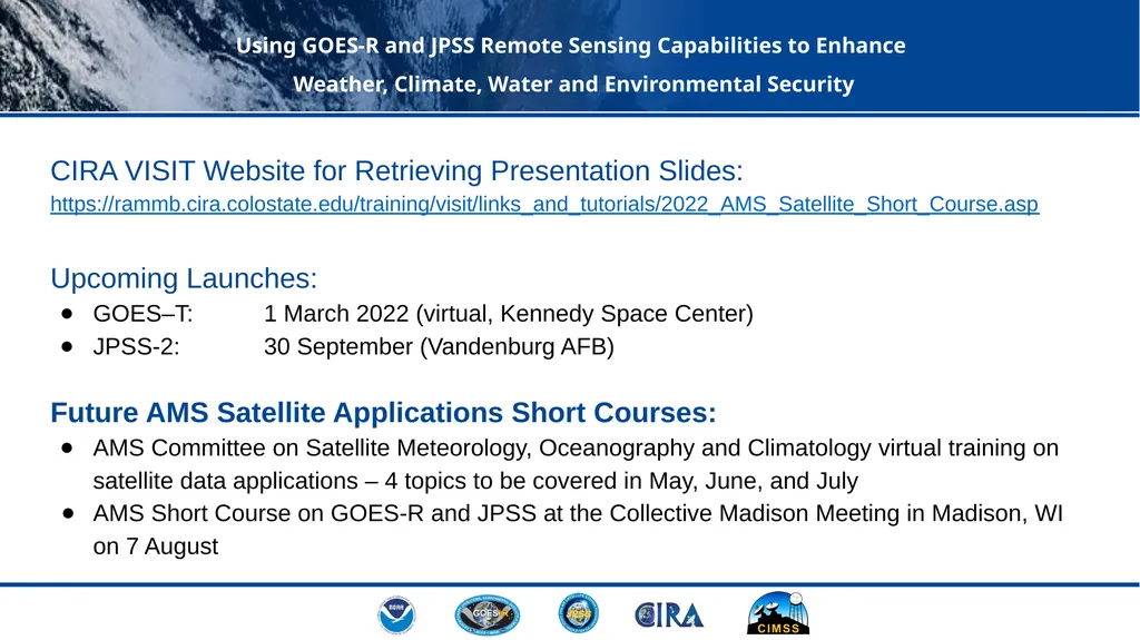 Remaining Questions? Dr. Mitch Goldberg and NOAA’s - slide 3 of 5