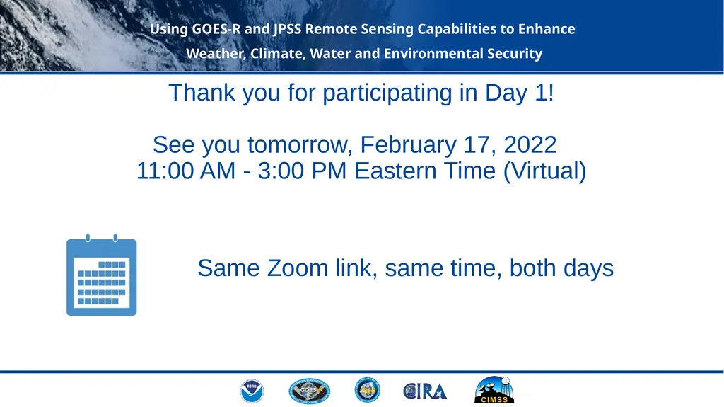 Remaining Questions? Dr. Mitch Goldberg and NOAA’s - slide 5 of 5
