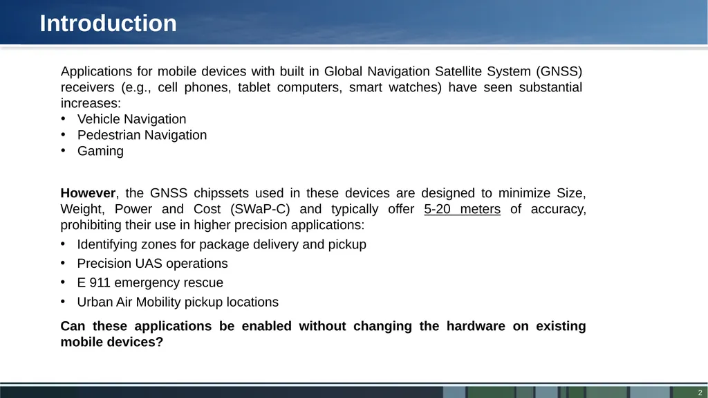 LOCD-IN LOcation Corrections through DIfferential - slide 2 of 13