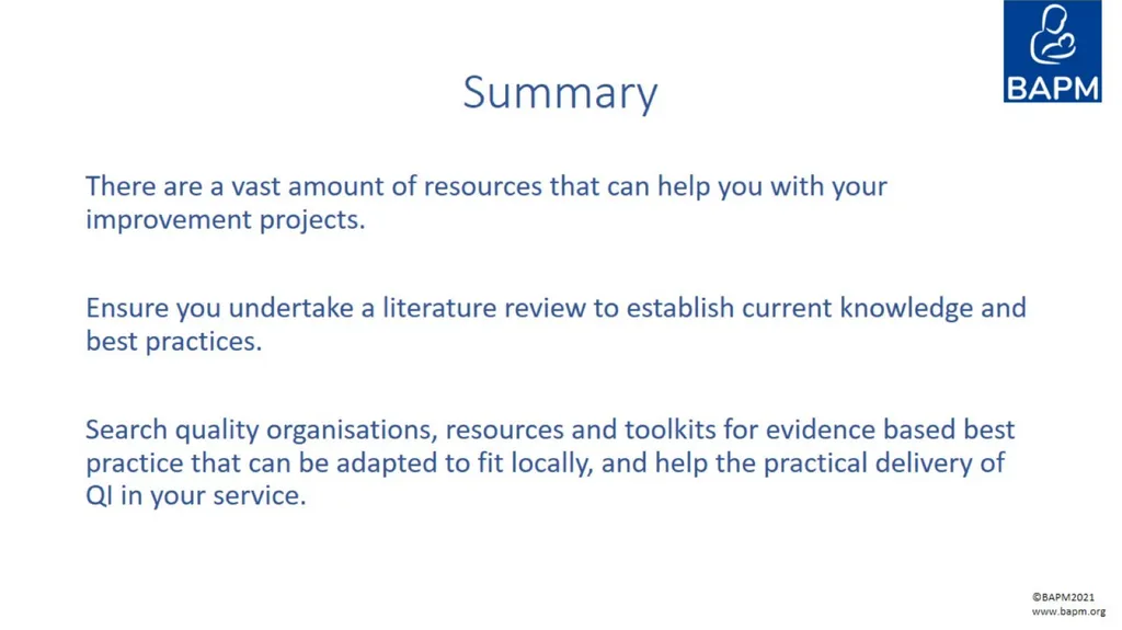 The Quality Improvement Journey Planning & - slide 15 of 15