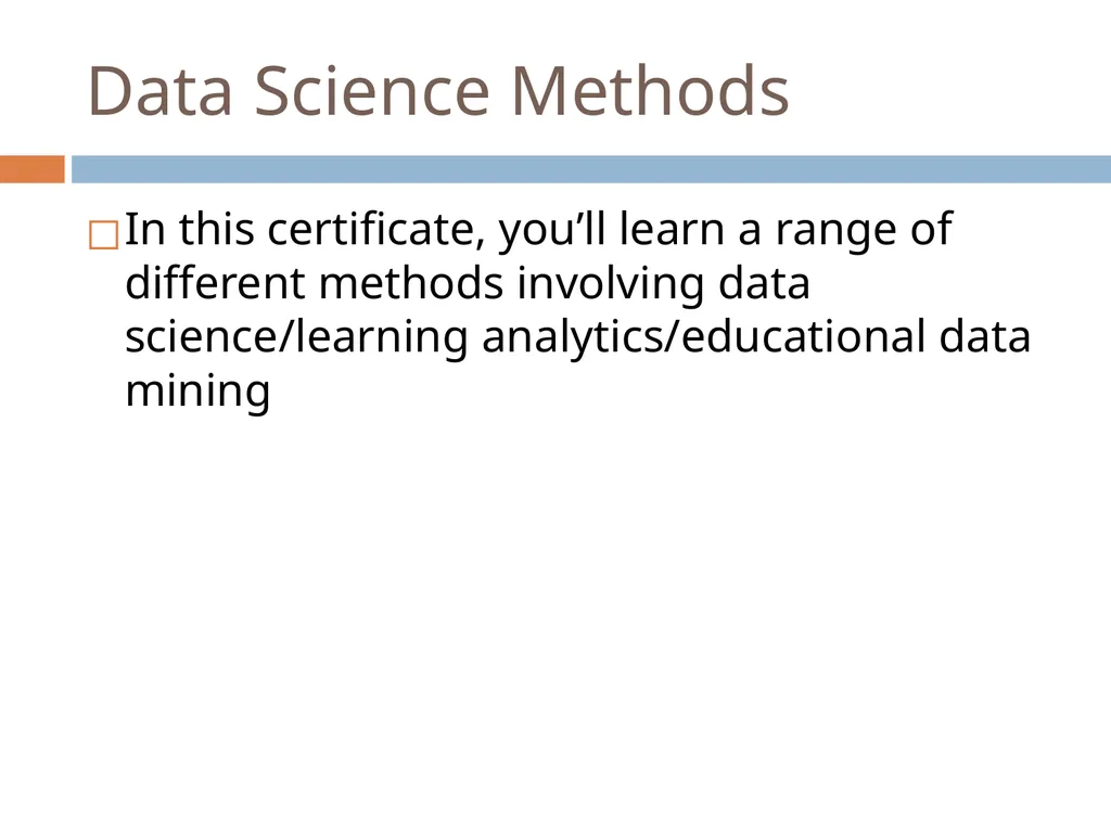Data Science Methods for Digital Learning - slide 8 of 25