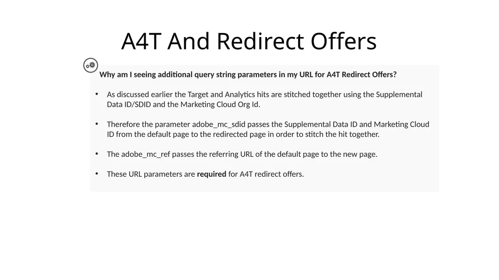 Analytics for Target (A4T) – Office Hours - slide 30 of 33