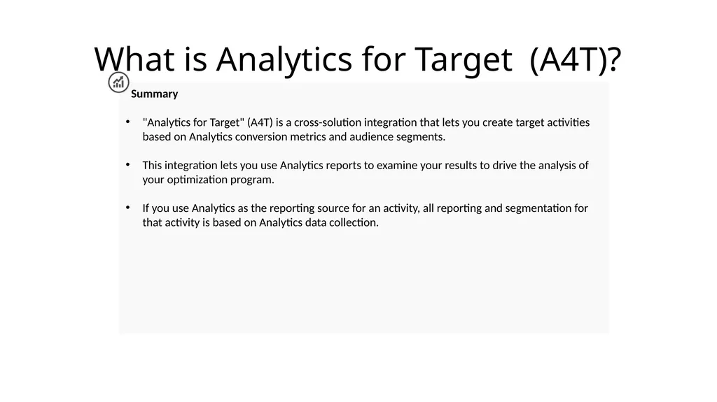 Analytics for Target (A4T) – Office Hours - slide 5 of 33